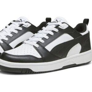 Puma rebound joy low men’s size 11 black and white sneakers‎